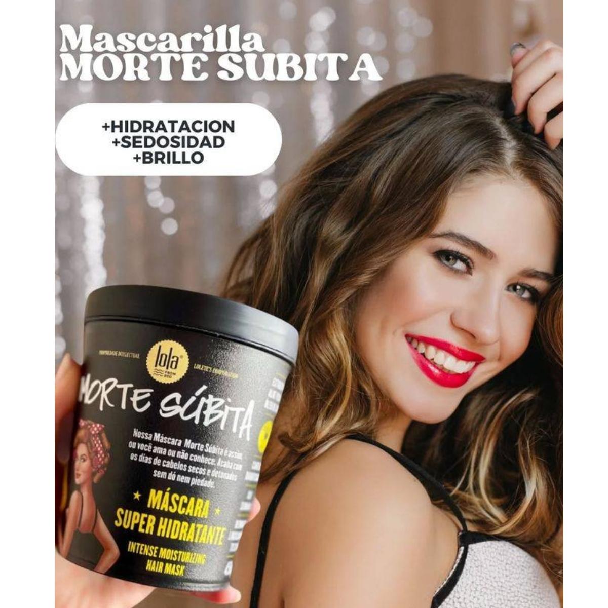 Lola Cosmetics Morte Súbita Mascarilla para el cabello Súper Hidratante de uso diario en Medellín Antioquia Colombia. Compra en onlineshoppingcenterg.
